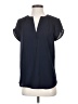 Daniel Rainn 100% Polyester Blue Short Sleeve Blouse Size S - photo 1