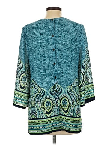 Ava Christine 3/4 Sleeve Blouse (view 2)