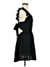 Unbranded Solid Black Cocktail Dress Size M - photo 4