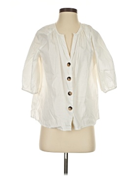 Ann Taylor 3/4 Sleeve Button Down Shirt