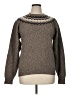 FRAME Chevron-herringbone Brown Pullover Sweater Size XL - photo 1