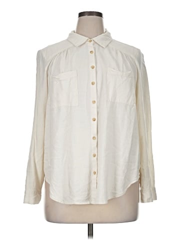 Torrid Long Sleeve Button-Down Shirt (view 1)