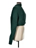 Double Zero 100% Polyester Solid Green Turtleneck Sweater Size M - photo 4