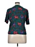 Alfred Dunner Teal Short Sleeve Blouse Size 14 - photo 2
