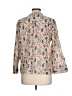 Zara Floral Ivory 3/4 Sleeve Blouse Size L - photo 2
