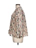 Zara Floral Ivory 3/4 Sleeve Blouse Size L - photo 5