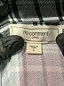 No Comment Plaid Black Long Sleeve Blouse Size L - photo 7
