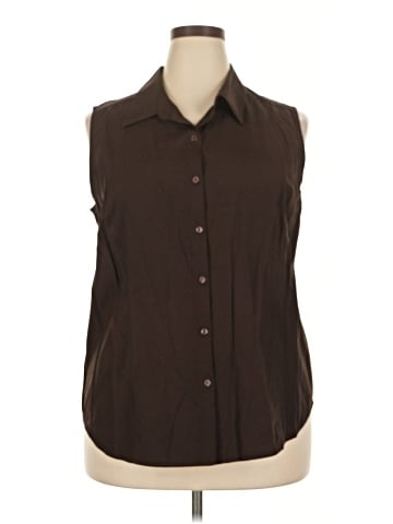 Cj Banks Sleeveless Button-Down Shirt (view 1)