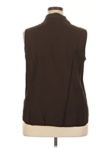 Cj Banks Sleeveless Button-Down Shirt (view 2)