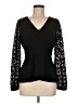 MICHAEL Michael Kors Black Long Sleeve Blouse Size M (estimated) - photo 1