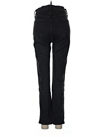 Madewell Stovepipe Jeans in Black Rinse Wash (view 2)
