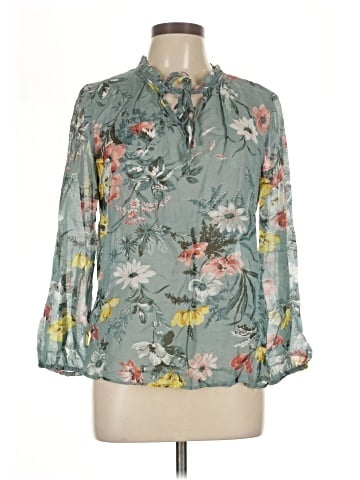 Ann Taylor LOFT 3/4 Sleeve Blouse (view 1)