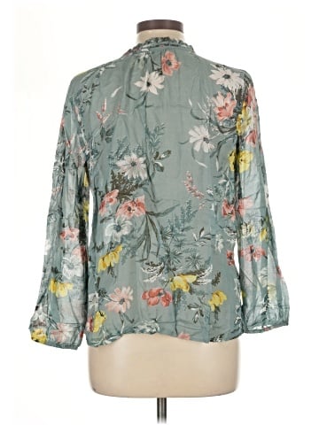 Ann Taylor LOFT 3/4 Sleeve Blouse (view 2)