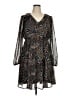 Torrid Paisley Black Casual Dress Size 1X Plus (1) - photo 1