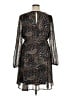 Torrid Paisley Black Casual Dress Size 1X Plus (1) - photo 2