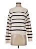 Vince. Stripes Ivory Pullover Sweater Size S - photo 1