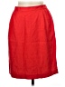 Donna Morgan 100% Silk Solid Red Silk Skirt Size 8 Petite - photo 1