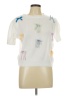 Shein 100% Polyester White Short Sleeve Top Size 12 - photo 1