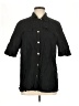 Assorted Brands Black 3/4 Sleeve Button-Down Shirt Size UK 14 / US 10 - photo 1
