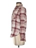 Mudd Plaid Burgundy Long Sleeve Blouse Size S - photo 5