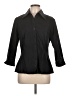 Finley Black 3/4 Sleeve Button-Down Shirt Size L - photo 1