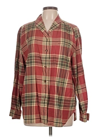 Lizsport Long Sleeve Button-Down Shirt (view 1)