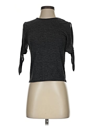 Zara W&B Collection 3/4 Sleeve T-Shirt (view 1)