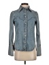 MNG 100% Cotton Blue Denim Jacket Size S - photo 1