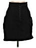 Zara Solid Black Denim Skirt Size S - photo 1