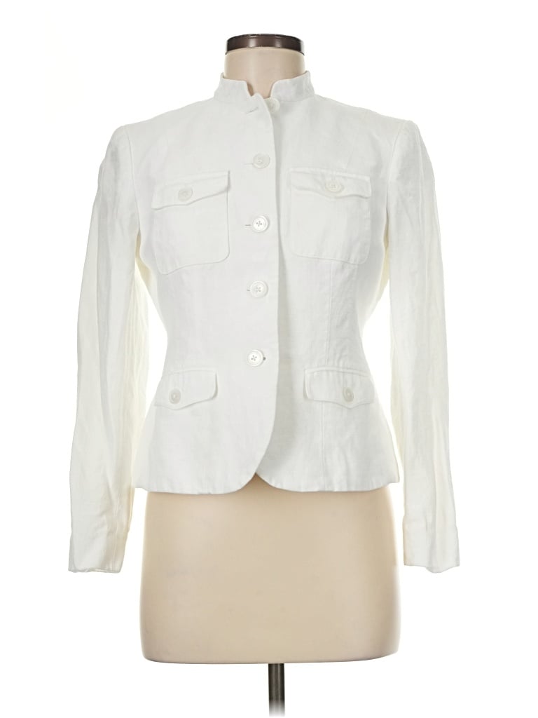 Pre-owned Polo Ralph Lauren Blazer Jacket In Ivory