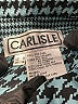 Carlisle 100% Acetate Houndstooth Teal Blazer Size 8 - photo 6