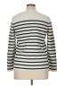 Galeries Lafayette Stripes Ivory Pullover Sweater Size XL (4) - photo 2