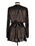 Ramy Brook 100% Polyester Metallic Black Cocktail Dress Size M - photo 2