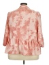 Fred David 100% Polyester Pink 3/4 Sleeve Blouse Size 3X - photo 2