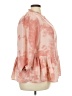 Fred David 100% Polyester Pink 3/4 Sleeve Blouse Size 3X - photo 4