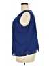 Dana Kay 100% Polyester Blue Sleeveless Blouse Size 20 - photo 5