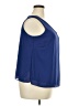 Dana Kay 100% Polyester Blue Sleeveless Blouse Size 20 - photo 4