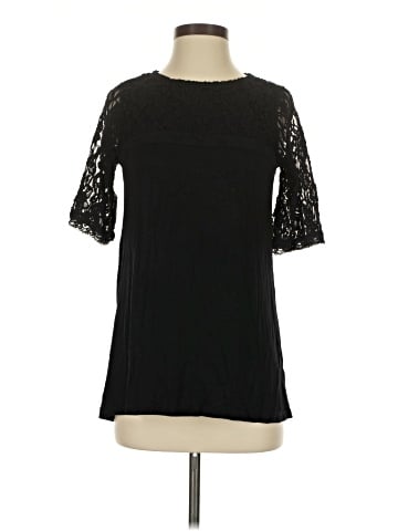 LOGO by Lori Goldstein 3/4 Sleeve Top (view 1)
