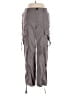 Happily Grey 100% Cotton Gray Cargo Pants Size S - photo 1