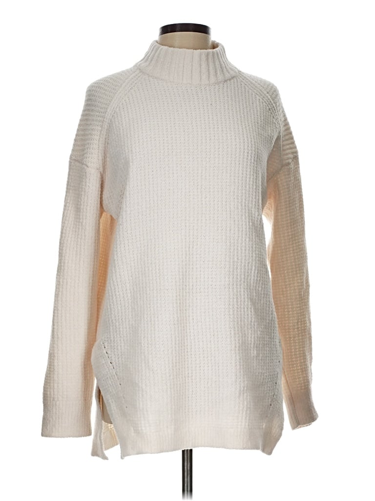 Pre-owned A New Day Turtleneck Sweater In Ivory