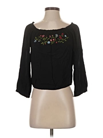 Candie's 3/4 Sleeve Blouse (view 1)