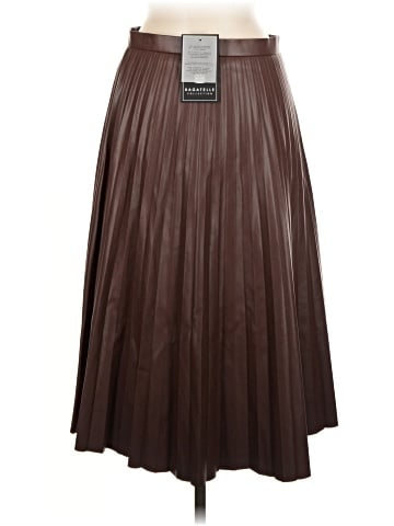 Bagatelle Faux Leather Skirt (view 2)