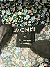 Monki Floral Green Long Sleeve Blouse Size XS - photo 7