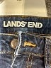 Lands' End Chevron-herringbone Blue Jeans Size 8 - photo 7