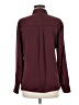 Express 100% Polyester Burgundy Long Sleeve Blouse Size M - photo 2