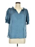 Tamara H. 100% Polyester Blue 3/4 Sleeve Blouse Size M - photo 1