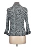 Jaipur 100% Polyester Animal Print Gray 3/4 Sleeve Blouse Size L - photo 2