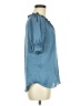Tamara H. 100% Polyester Blue 3/4 Sleeve Blouse Size M - photo 4