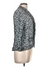 Jaipur 100% Polyester Animal Print Gray 3/4 Sleeve Blouse Size L - photo 4