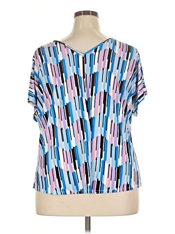 Bar III Short Sleeve Blouse (view 2)